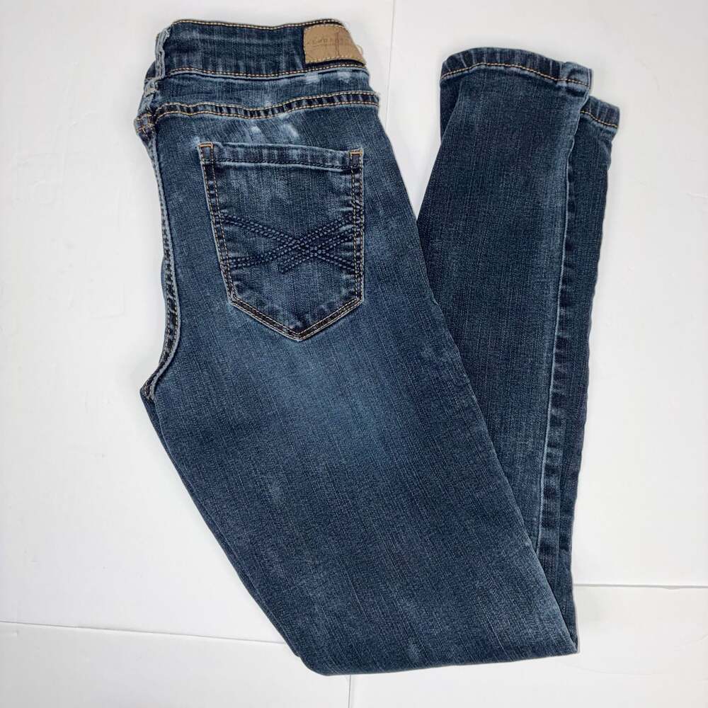 Aeropostale Women Dark Wash Skinny Jegging Jeans Size 0 Short